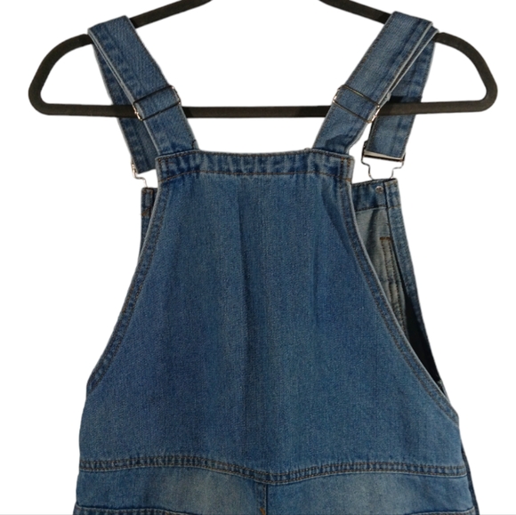 MISSLOOK Short Bib Overalls Floral Print SZ Medium - Picture 6 of 9